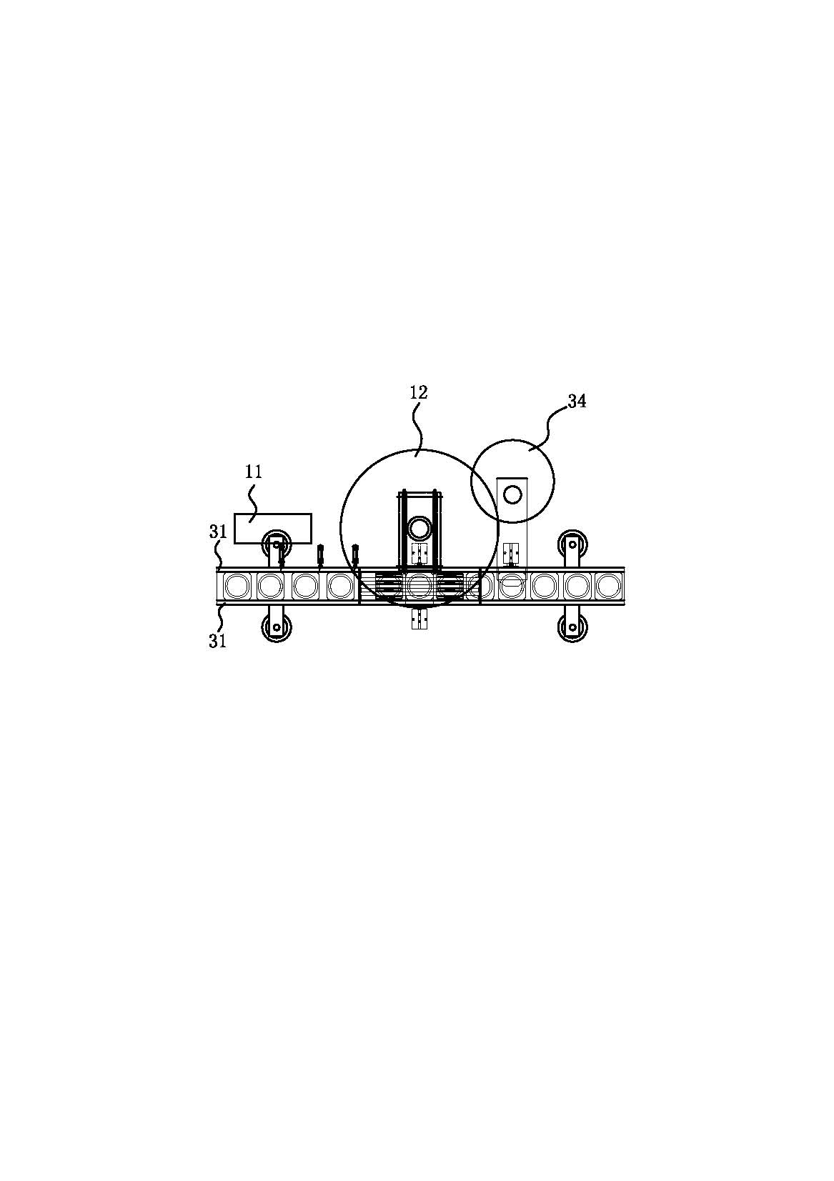 Quantitative canning machine for irregular materials and quantitative canning method