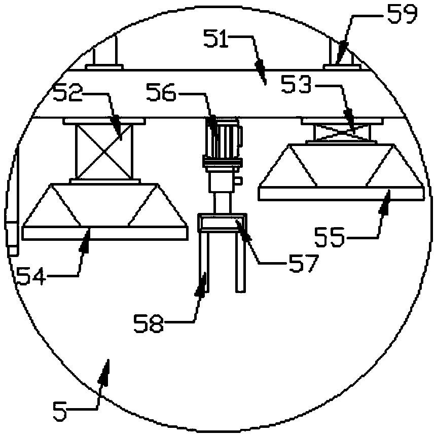 Concrete spreading and paving device for road building