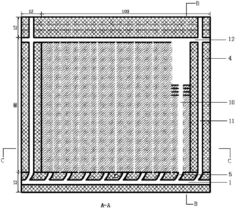 Roof regeneration medium-length hole ore blast backfill mining method