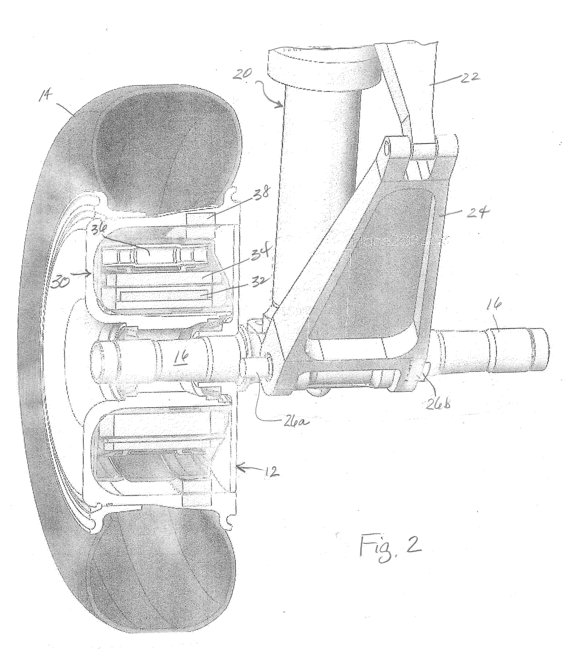 Load Transfer in a Powered Aircraft Drive Wheel