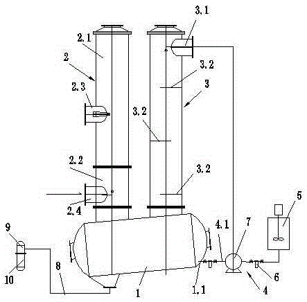 Precious metal recovery device for waste liquid incineration