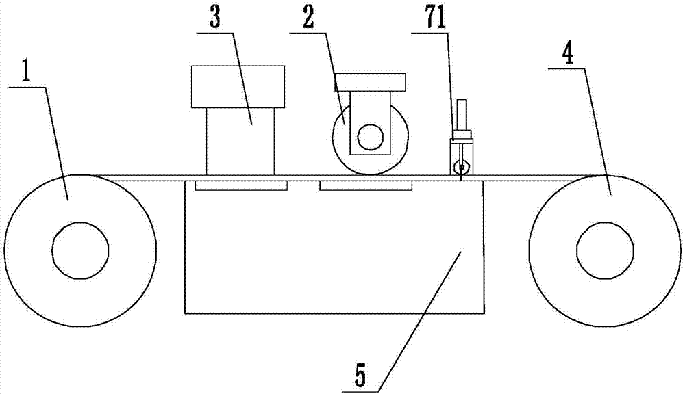 Surface pleat-removing equipment for coiled gray cloth