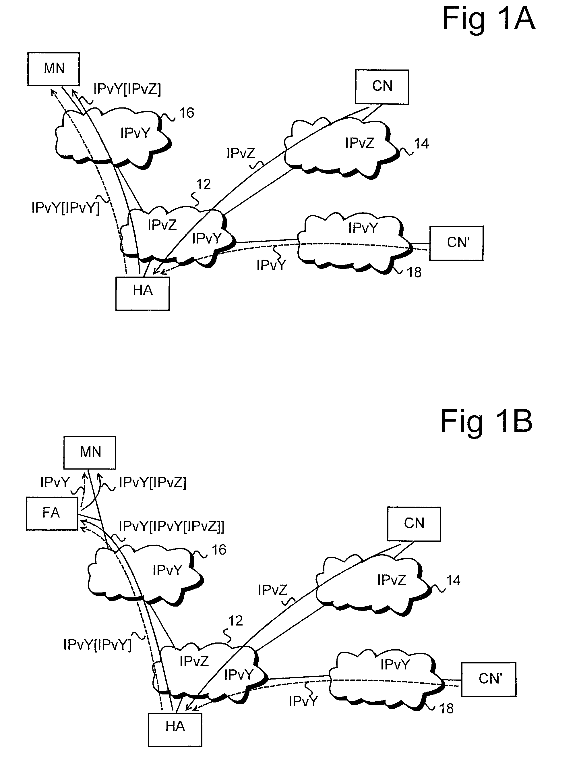 IP mobility in a communication system