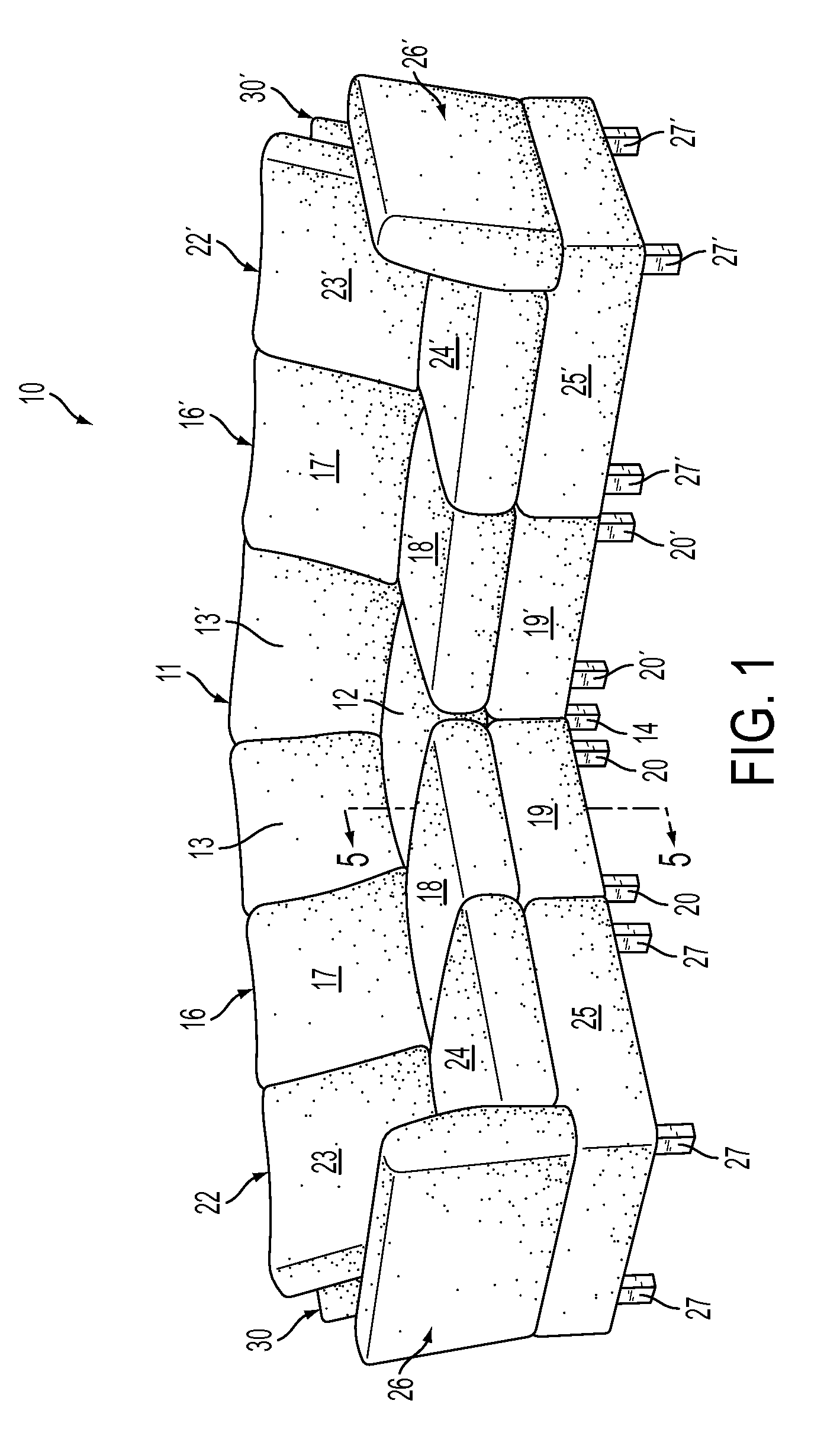 Ready to assemble sectional sofa and method