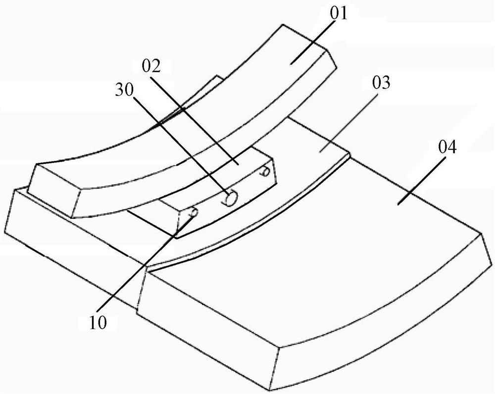 Method and system for determining misalignment of segments to be assembled