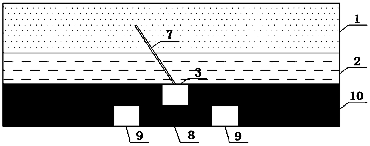 Hard roof orientation acidification fracturing roof control pressure relief method