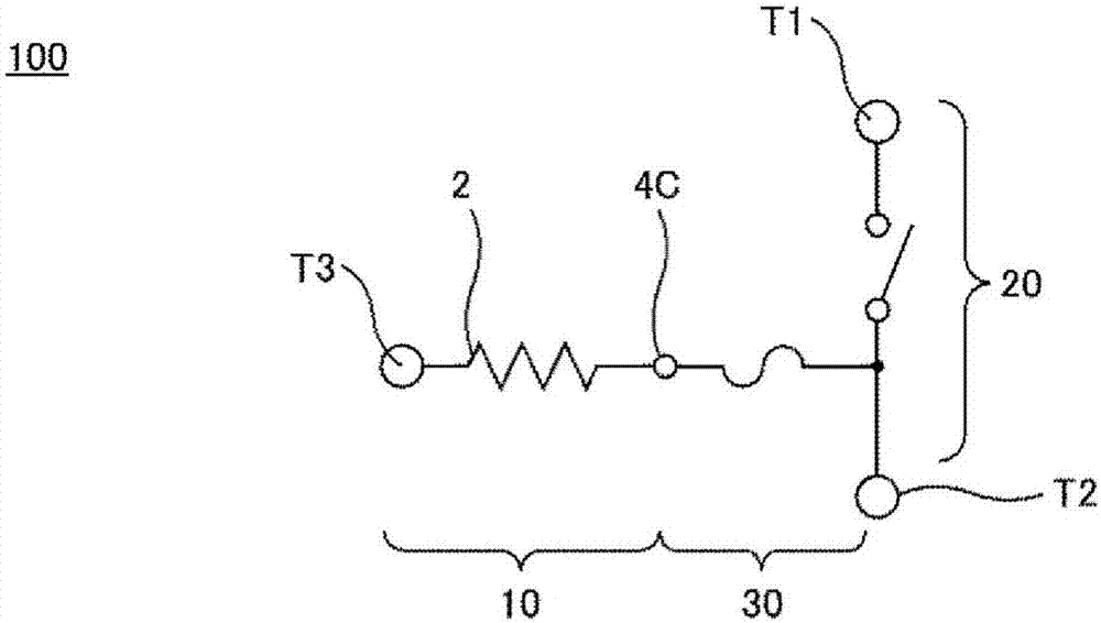 Short circuit element and compensation circuit using same