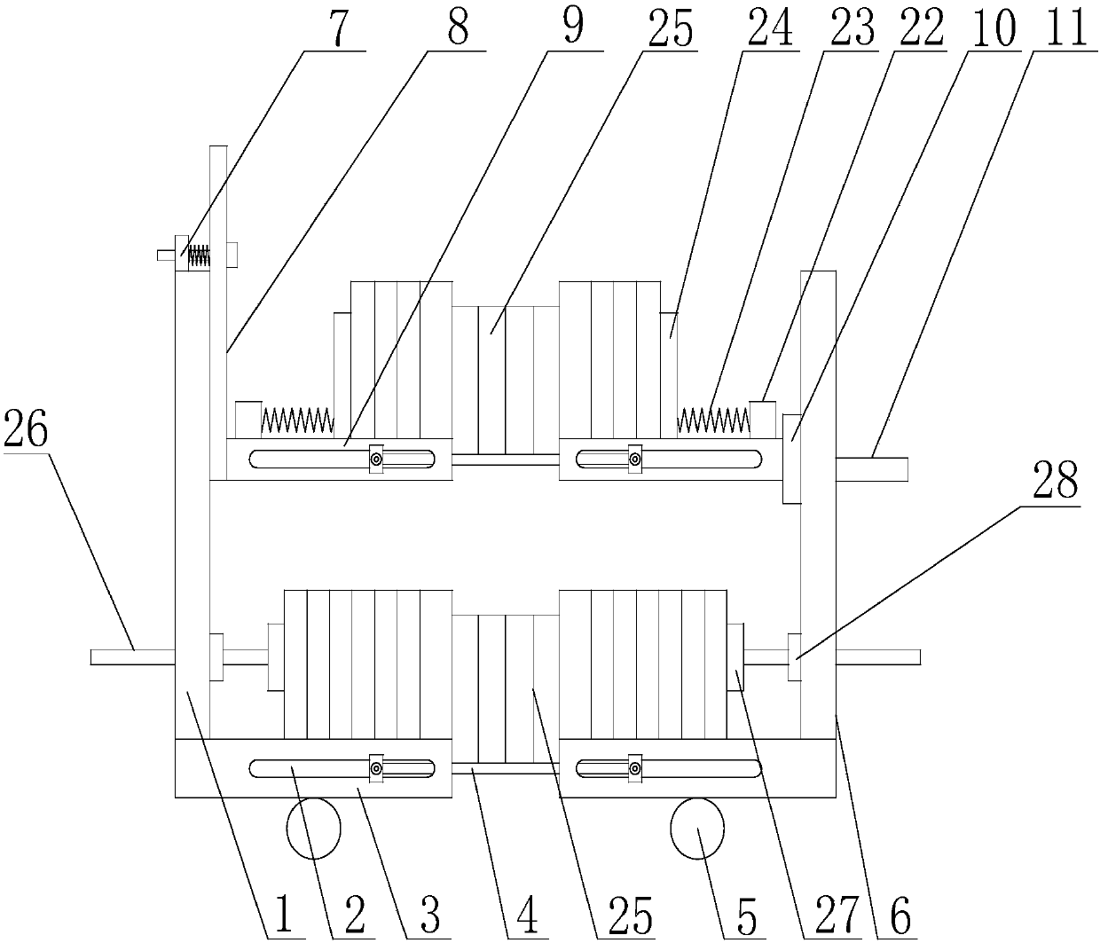 Implementation method for rapidly putting books back to bookshelves