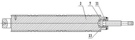 Floating mechanism for main shaft of double countershaft transmission