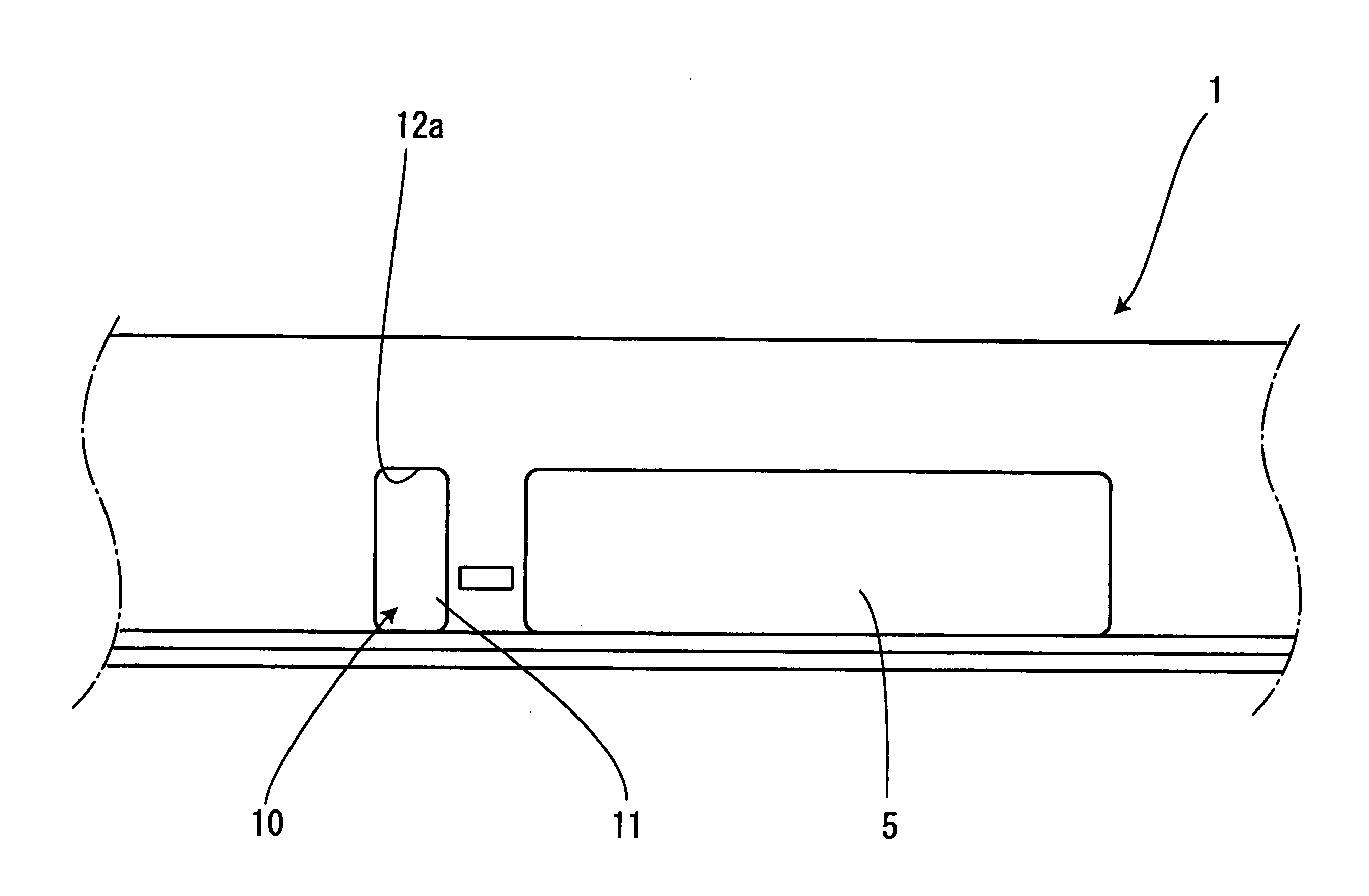 Electronic device with manual operation button