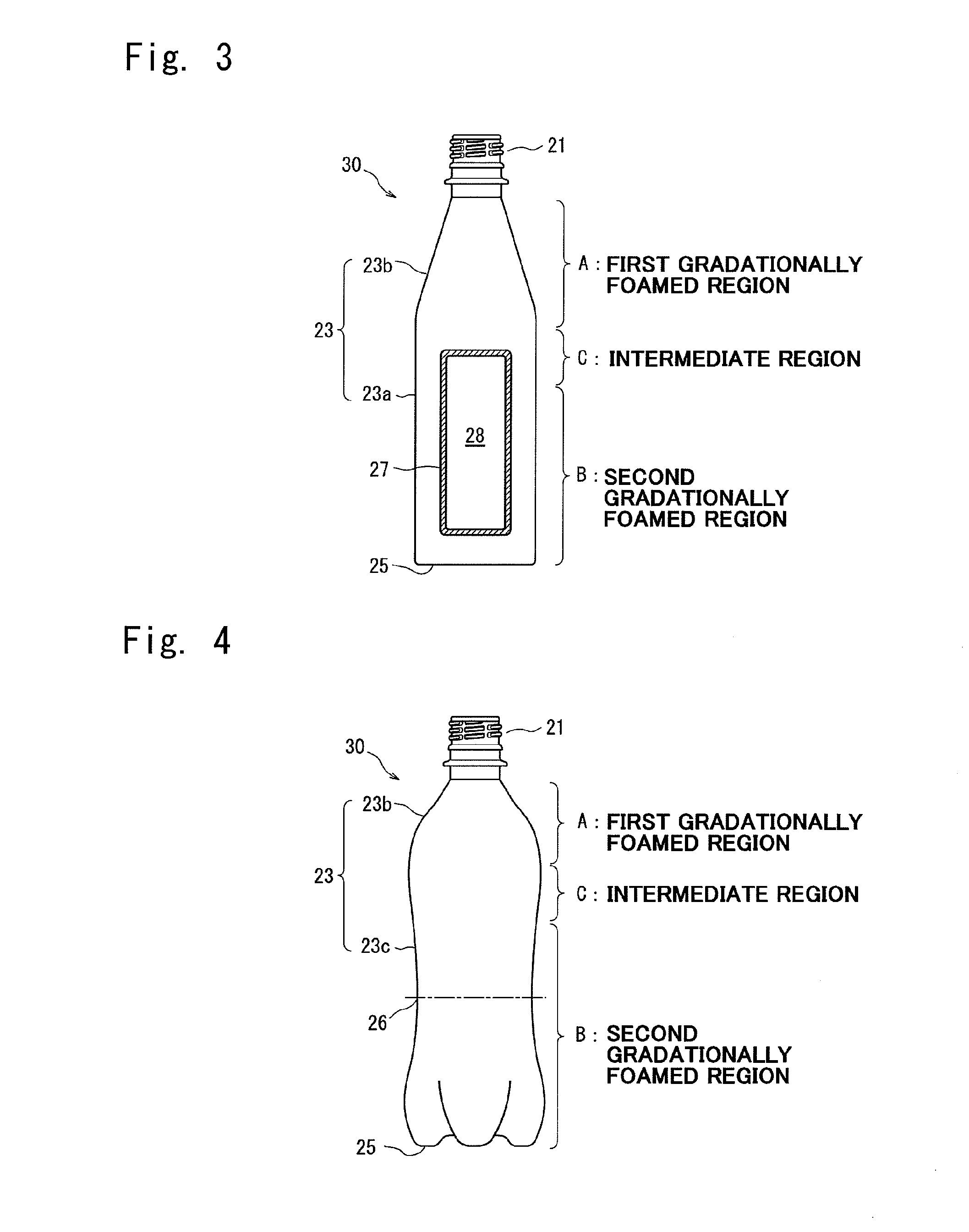 Composite foamed container