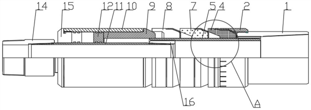 Laminated expansion type temperature control sealing device