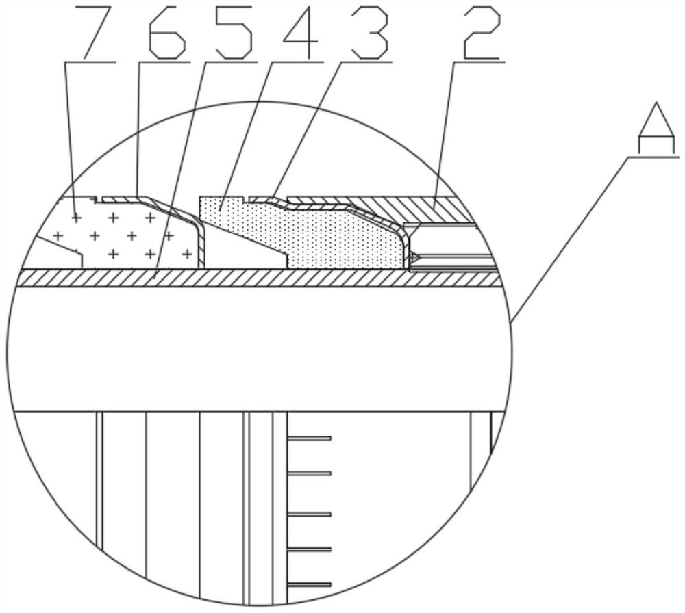 Laminated expansion type temperature control sealing device