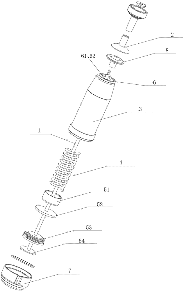 Variable-damping vibration damper for washing machine and washing machine