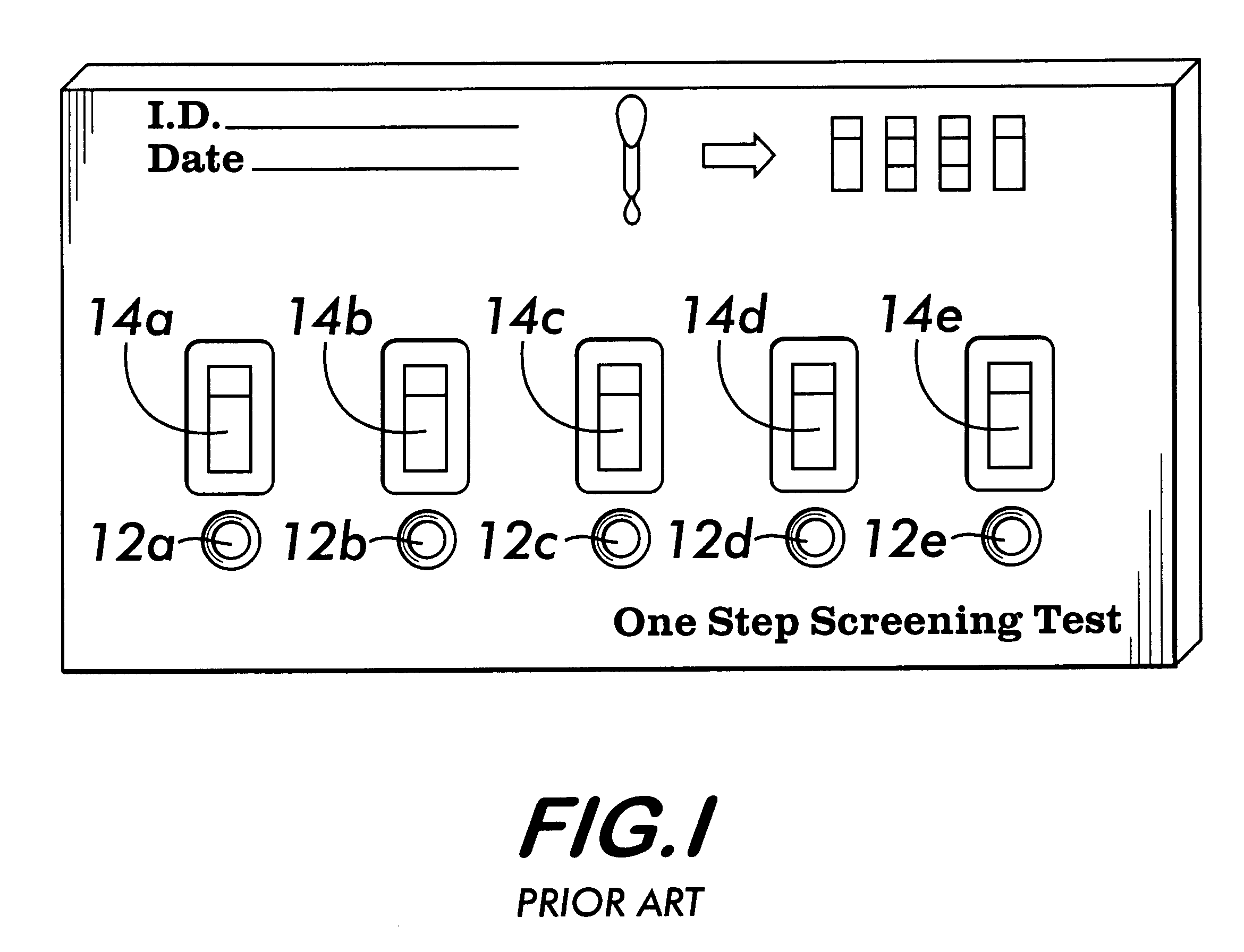 Fluid sample distriution system for test device