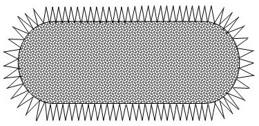 Concrete crack self-healing mixing capsule