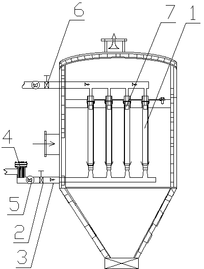 Online regeneration method of filter element of dust remover for filtering high-temperature combustible dust