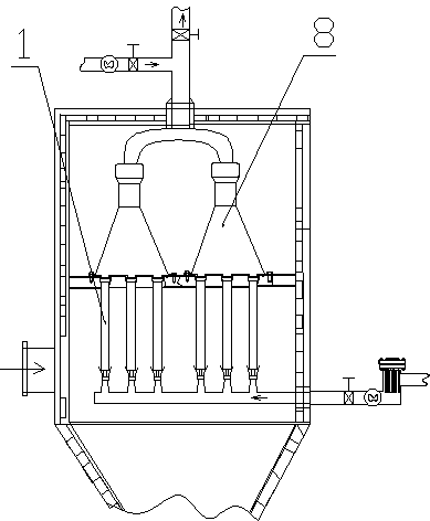 Online regeneration method of filter element of dust remover for filtering high-temperature combustible dust