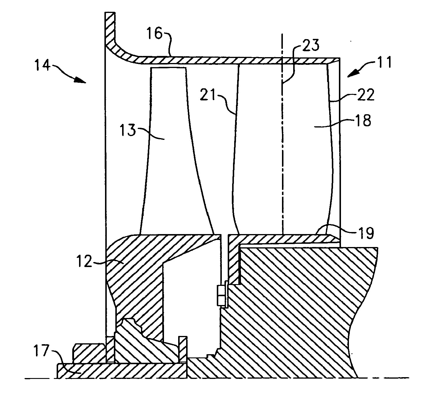 Outlet guide vanes for axial flow fans