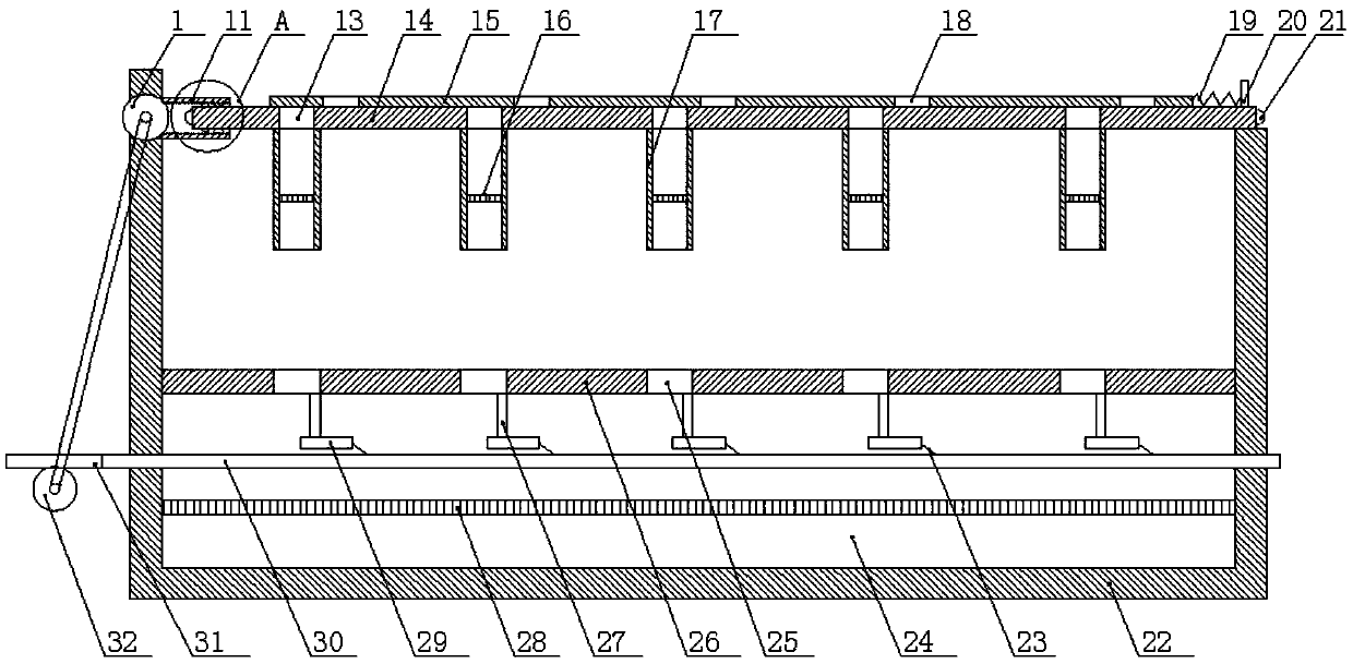 Fat collecting and processing device for transplantation operation