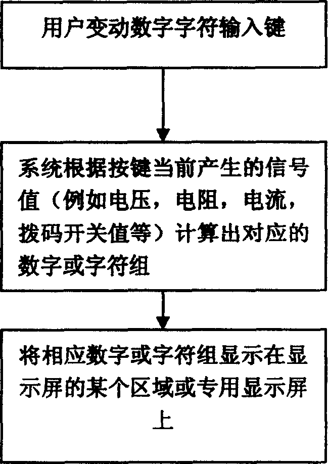 Single-key input terminal and use method thereof