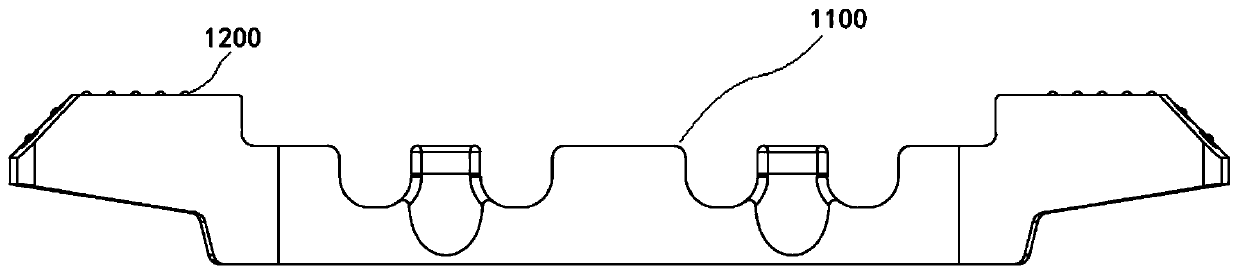 Material conveying device and scraper