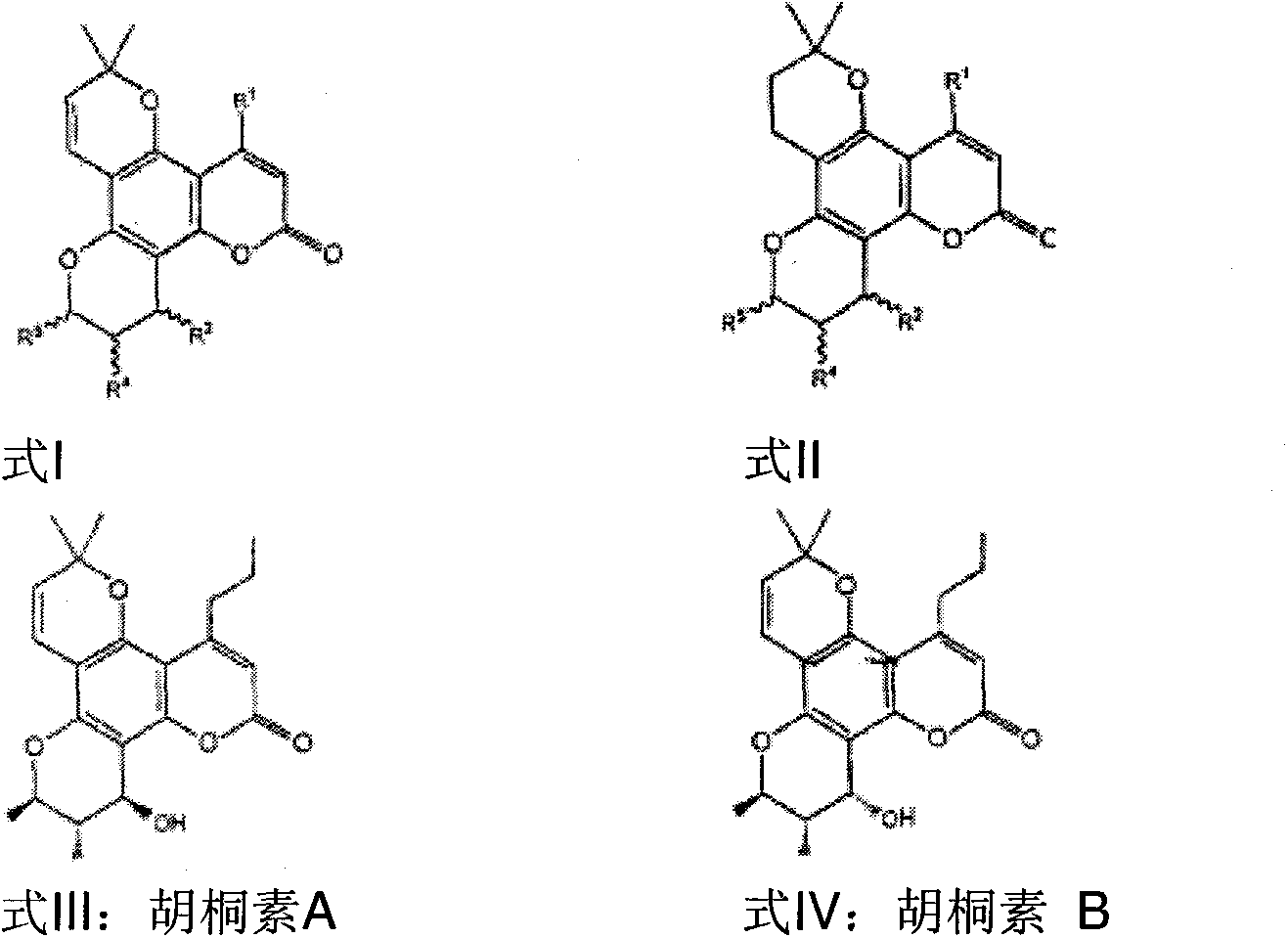 Pharmaceutical compositions for calanolides, their derivatives and analogues, and process for producing the same