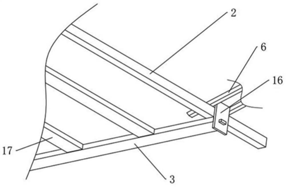 Construction method and structure for well type dwelling roof drainage