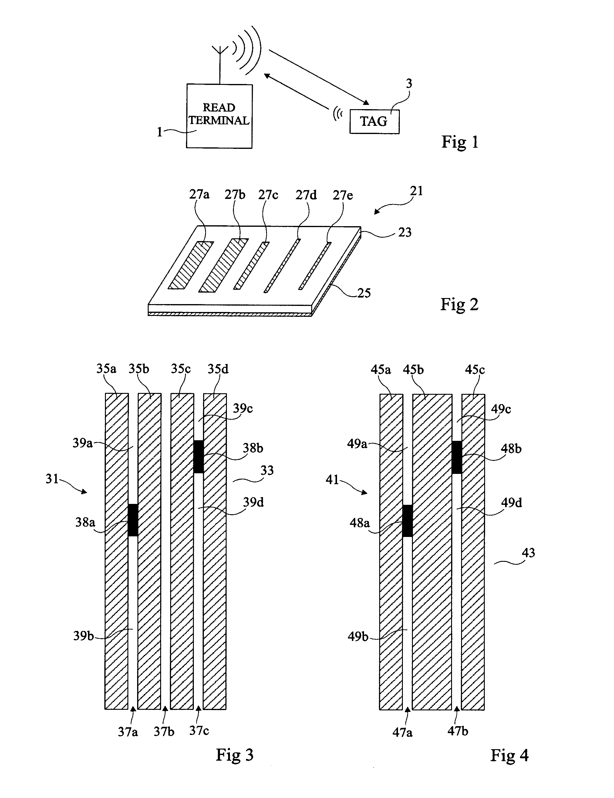 Chipless passive RFID tag