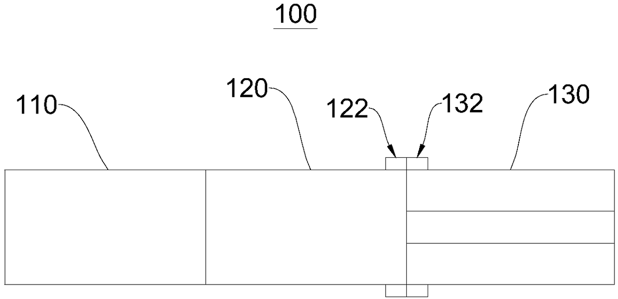 Composite foundation rod for heating non-burning cigarettes and heating non-burning cigarettes