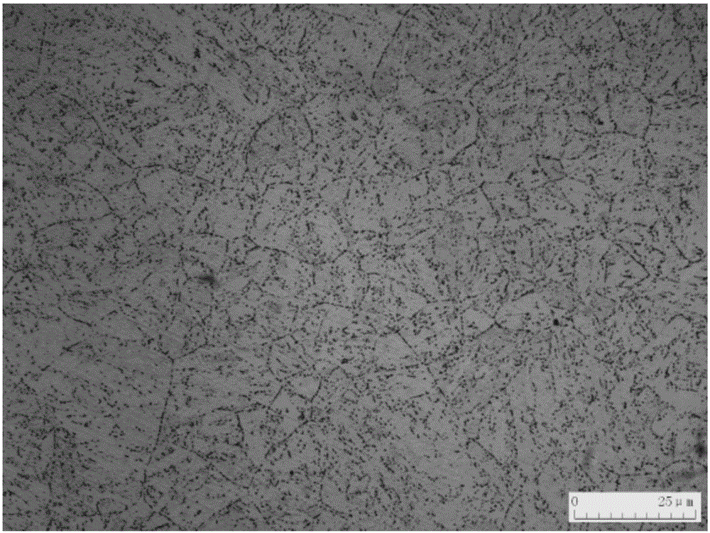 Display method for metallographic structure of austenite and ferrite dissimilar steel joint