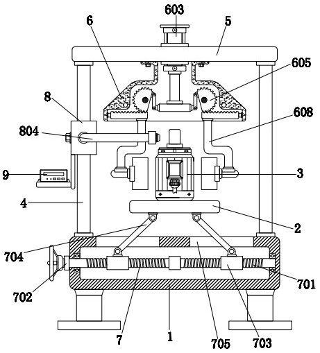 Finished product rotating speed detection device and detection method for motor production