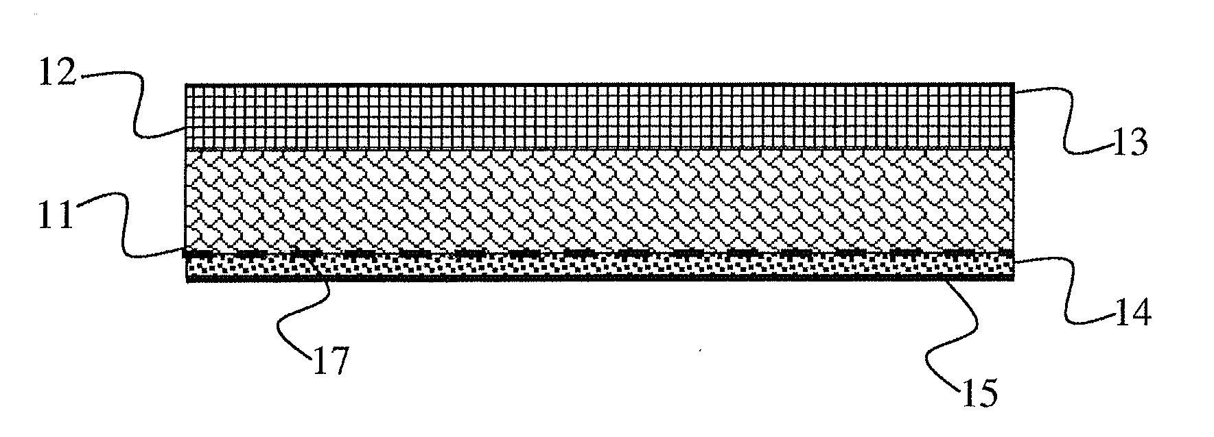 Material for coating waterpproofing surfaces and method of coating waterproofing surfaces