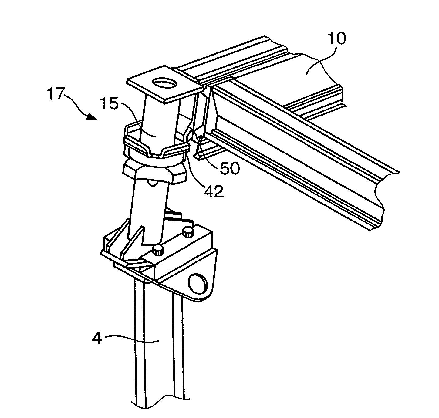 Prop head for ceiling formwork