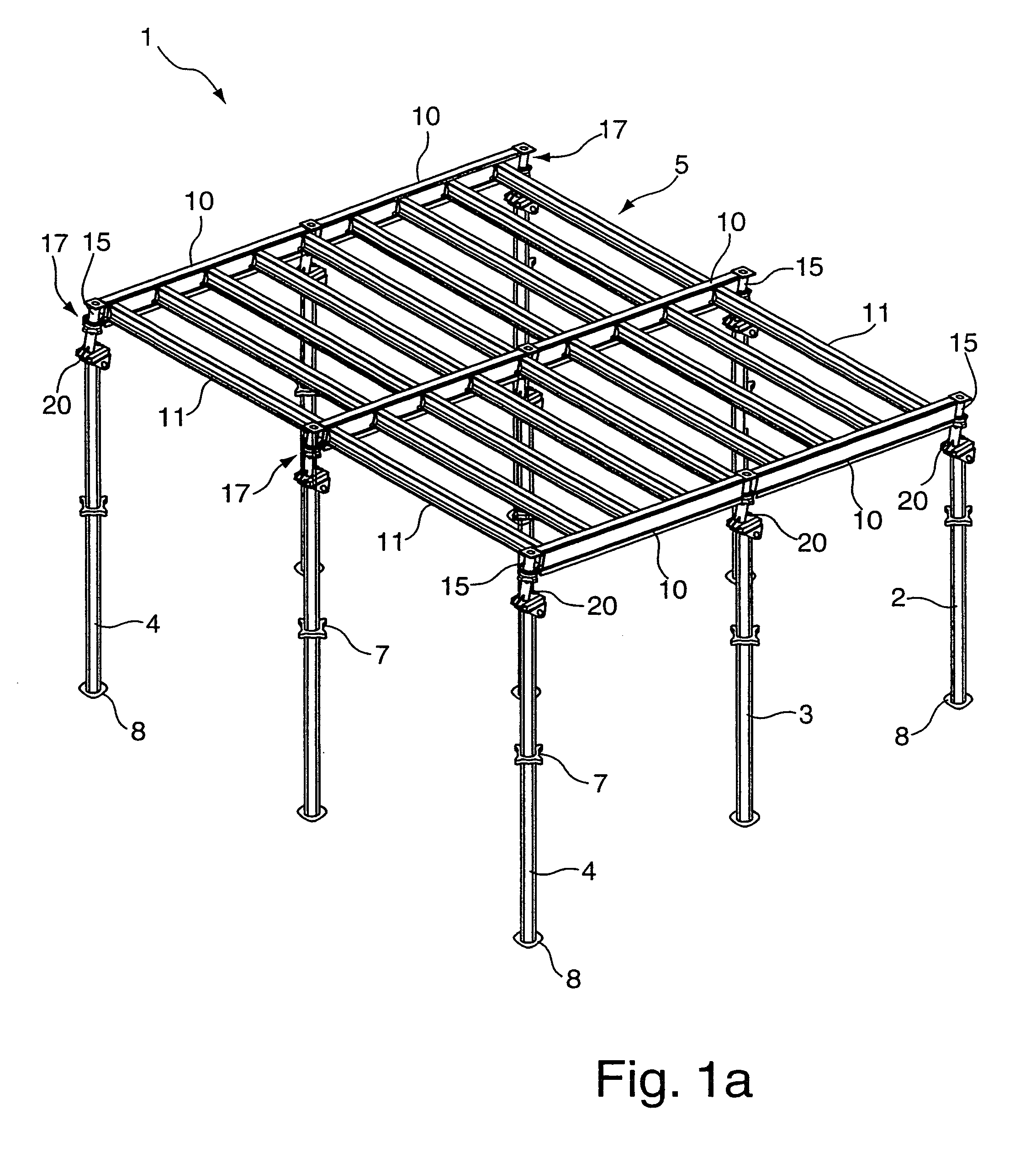 Prop head for ceiling formwork