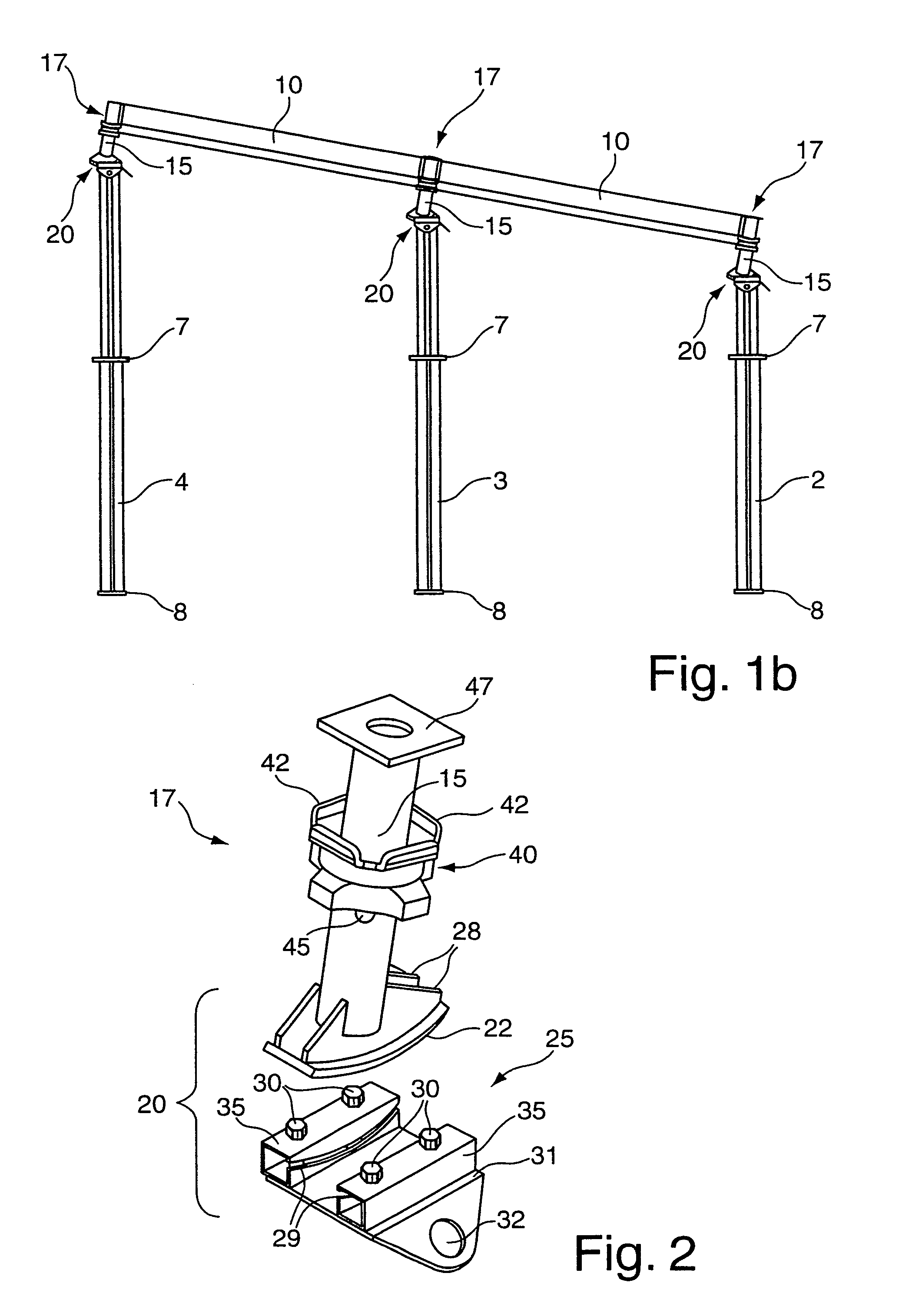 Prop head for ceiling formwork