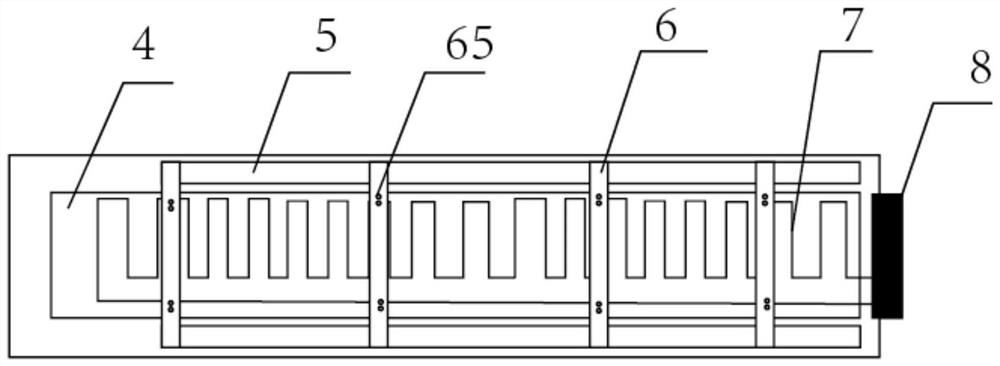 Formation and capacity grading conjoined plate of soft package battery and formation and capacity grading method thereof