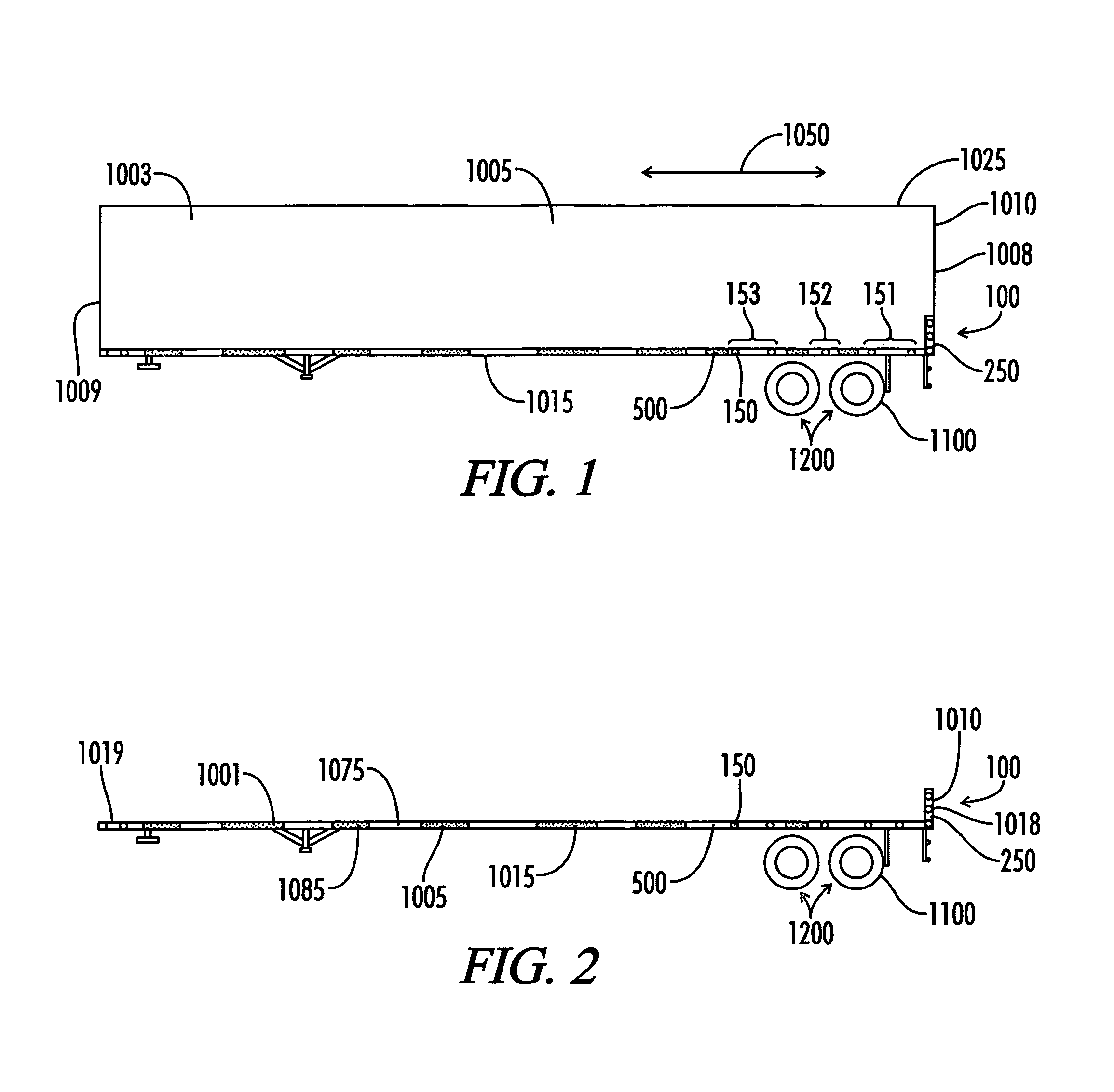 Safety lights for multiple-axle vehicles