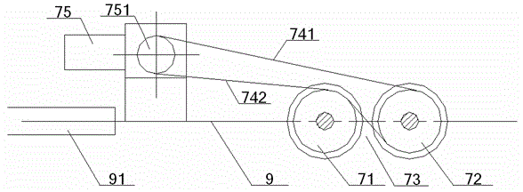 Vertical type net laying device capable of adjusting upright cotton density