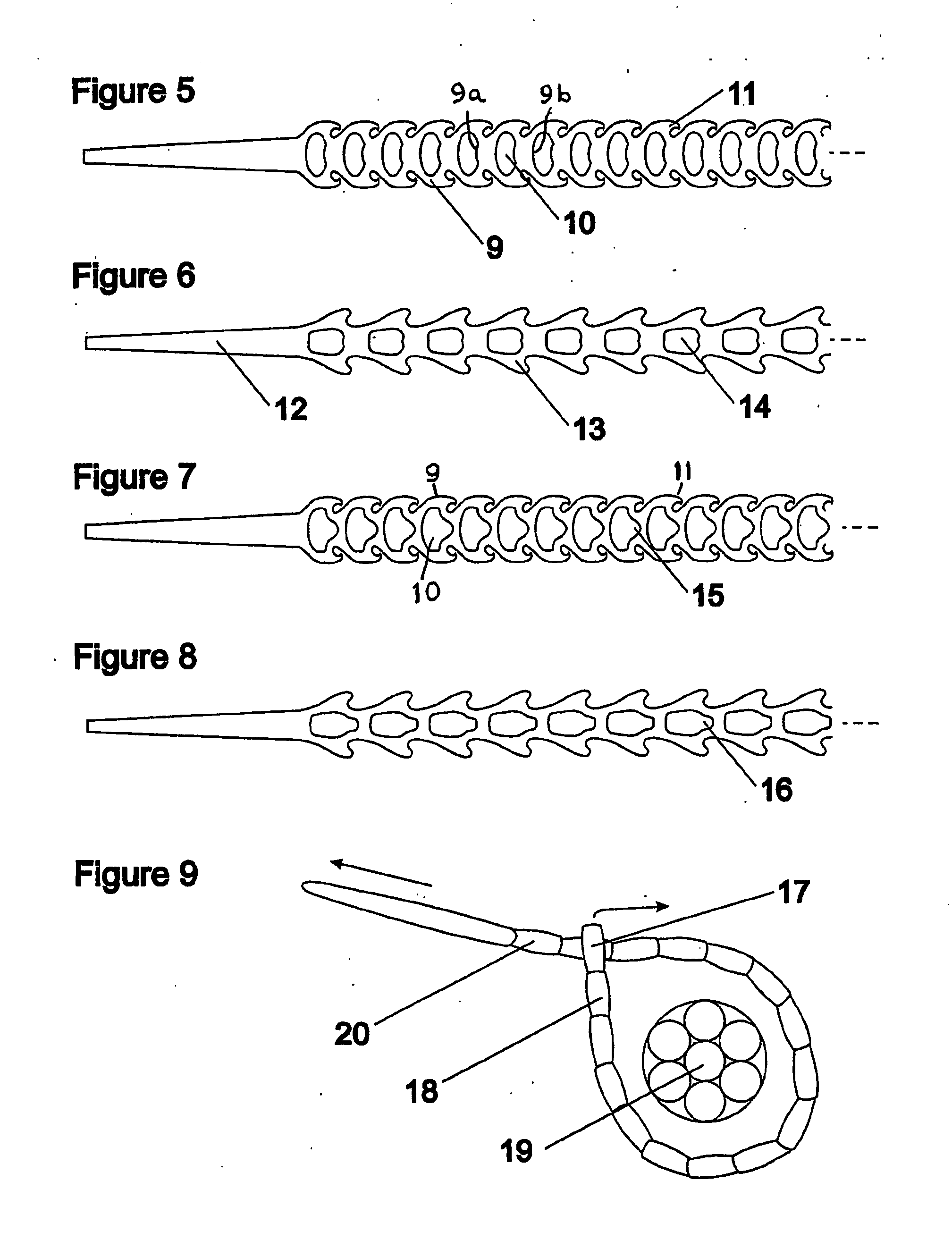 Tie strips