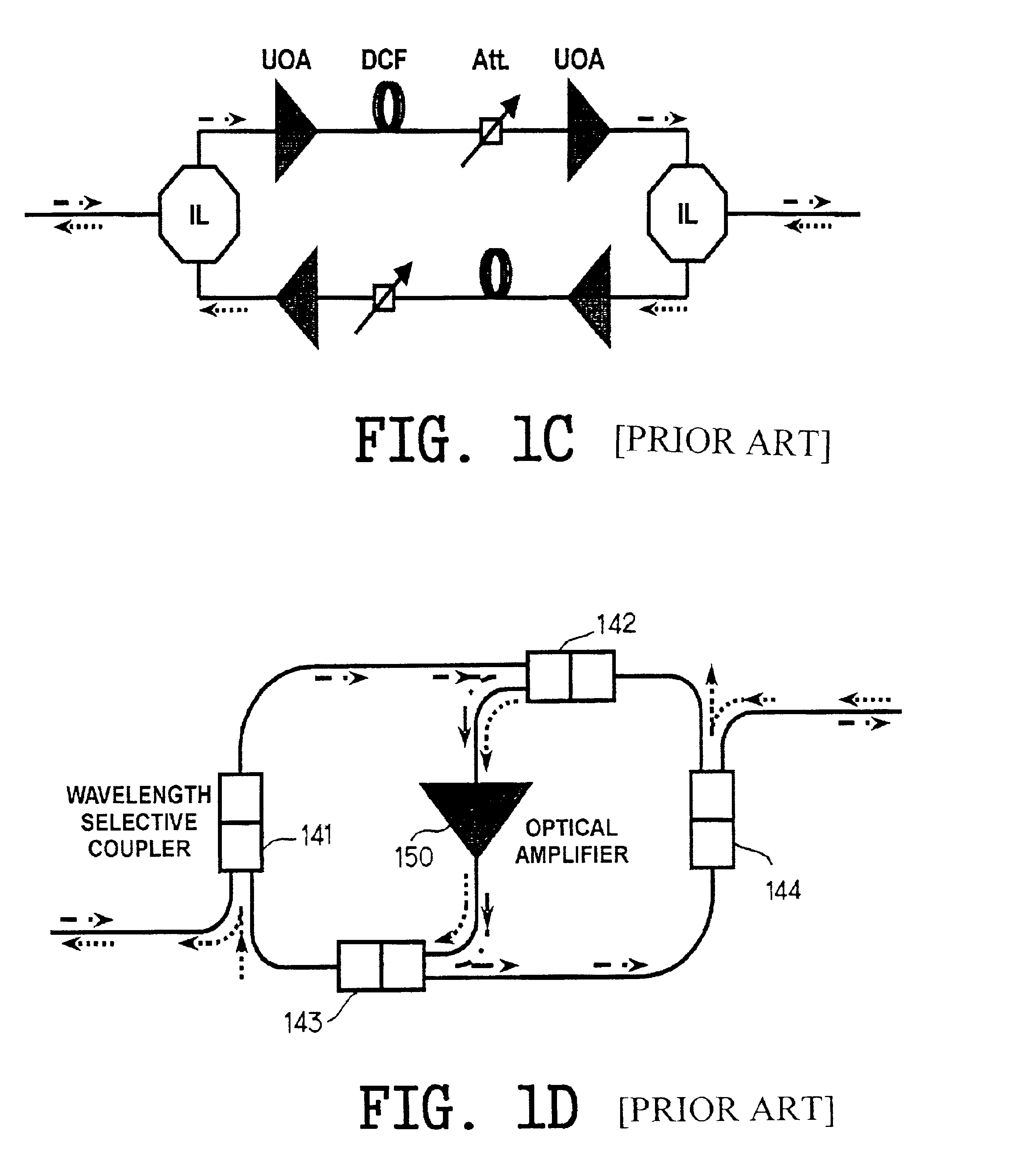 Bi-directional optical-amplifier module