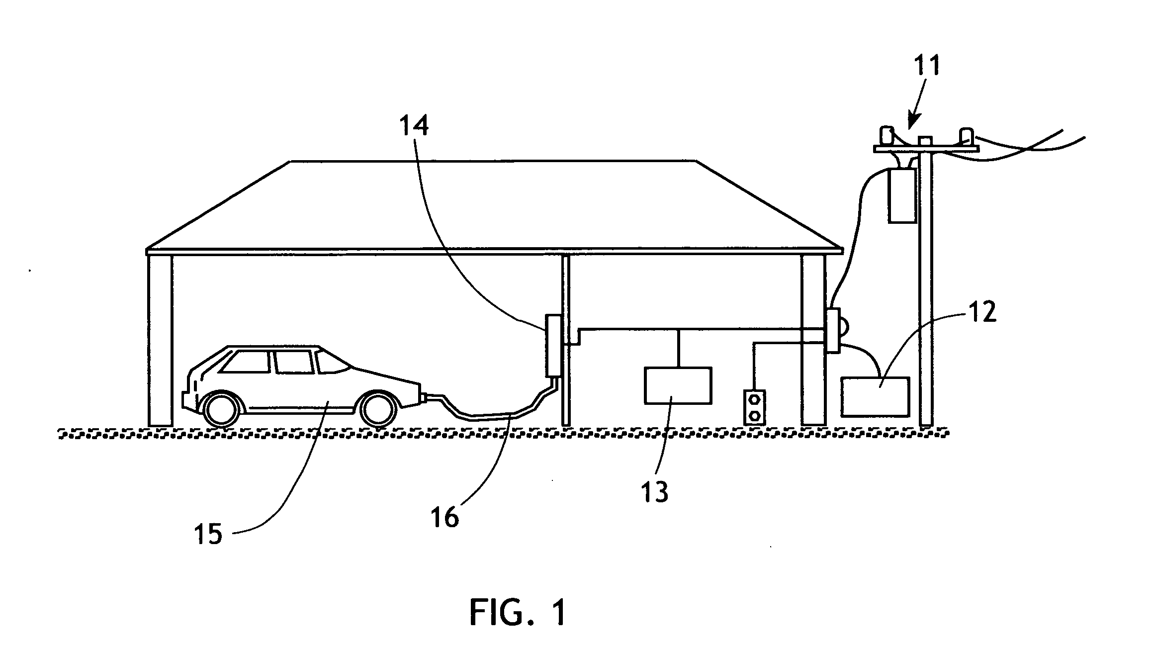 EV charging system with electric vehicle diagnostic