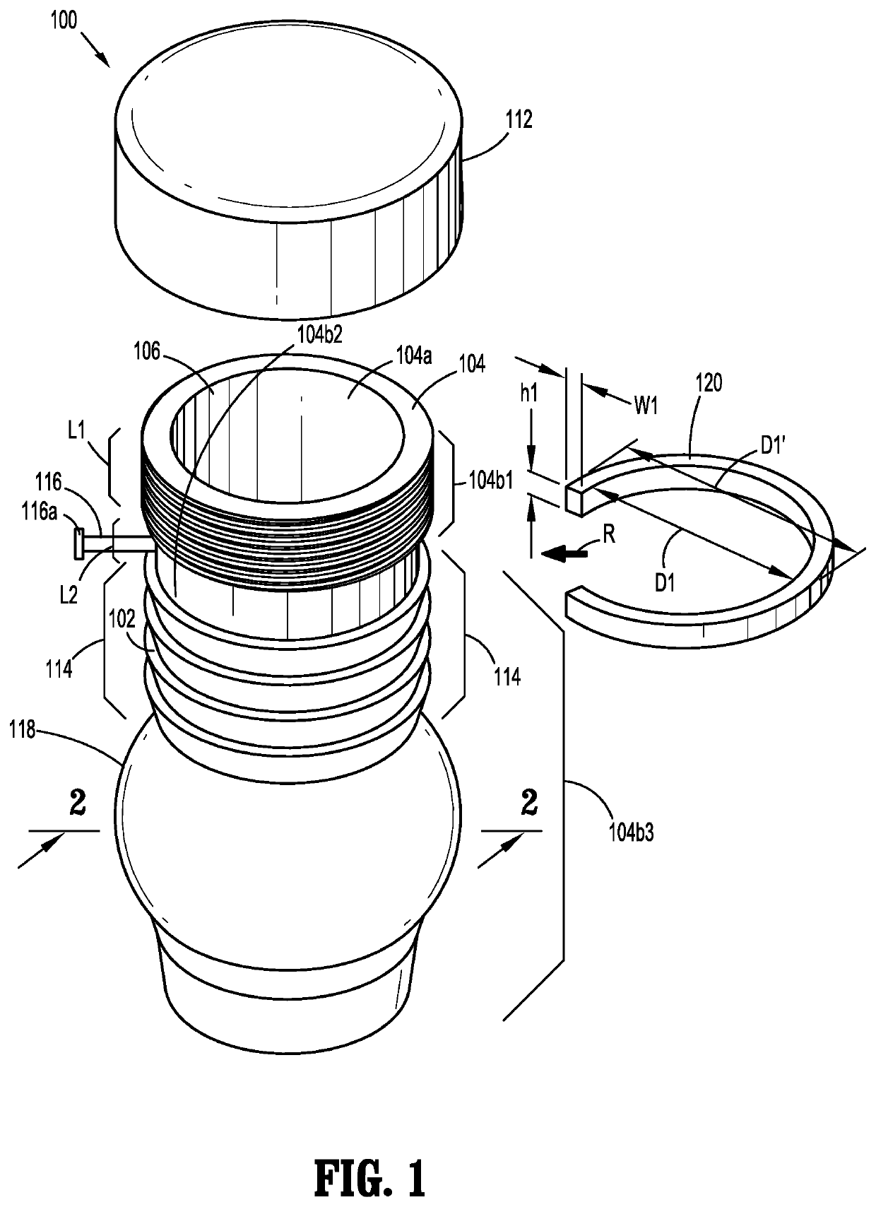 Connection devices for ostomy procedures