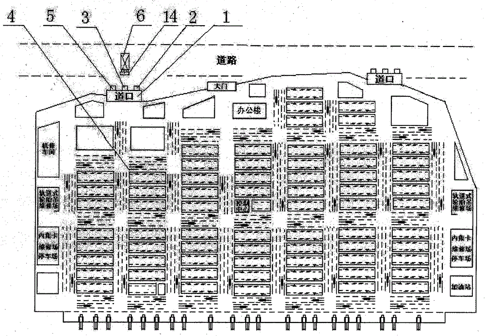 Container automated wharf loading and unloading system and method