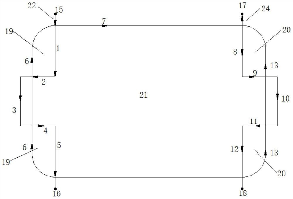 A welding method for metal bipolar plates of fuel cells