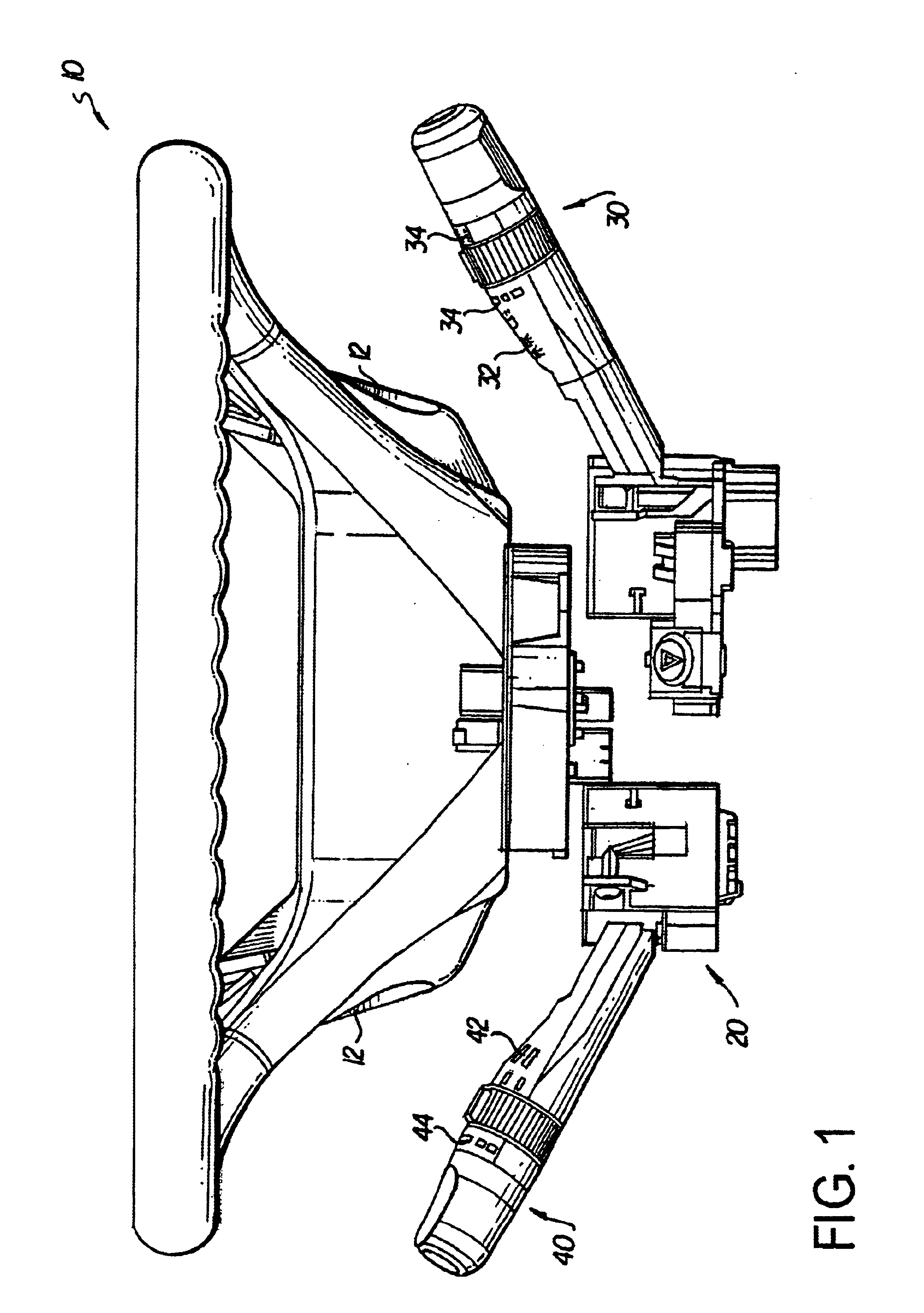 Illuminated surfaces in the interior of an automobile