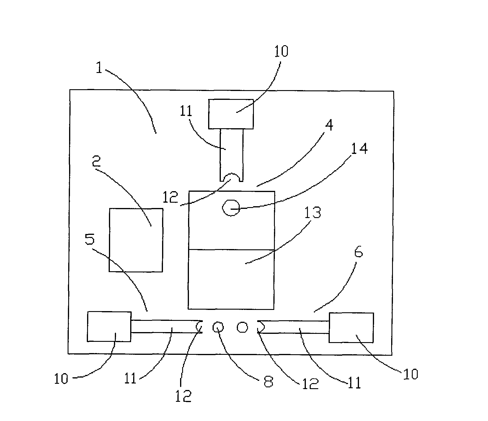 Small-size neodymium iron boron automatic magnetic flux detector