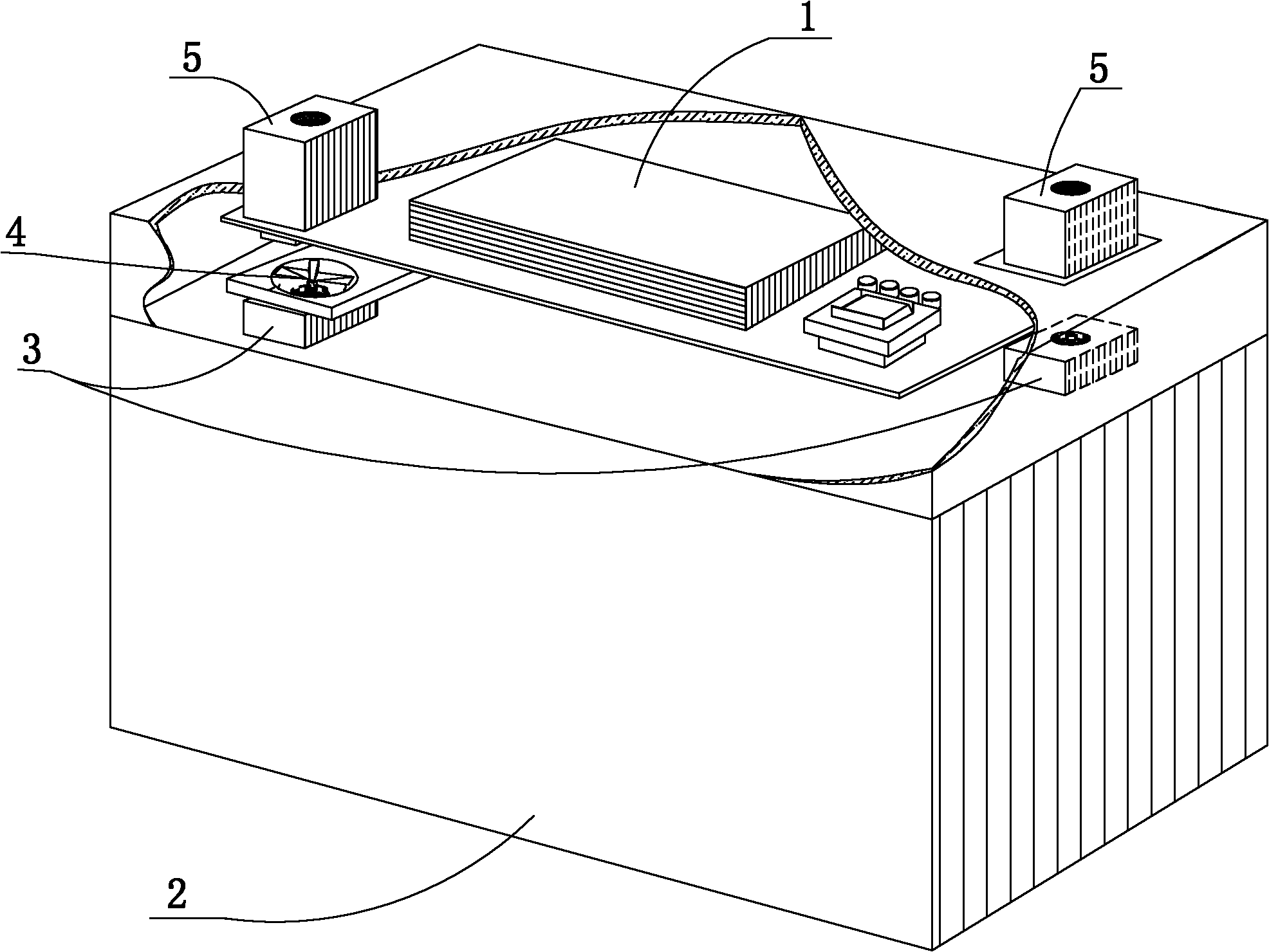 Management and control system for storage battery