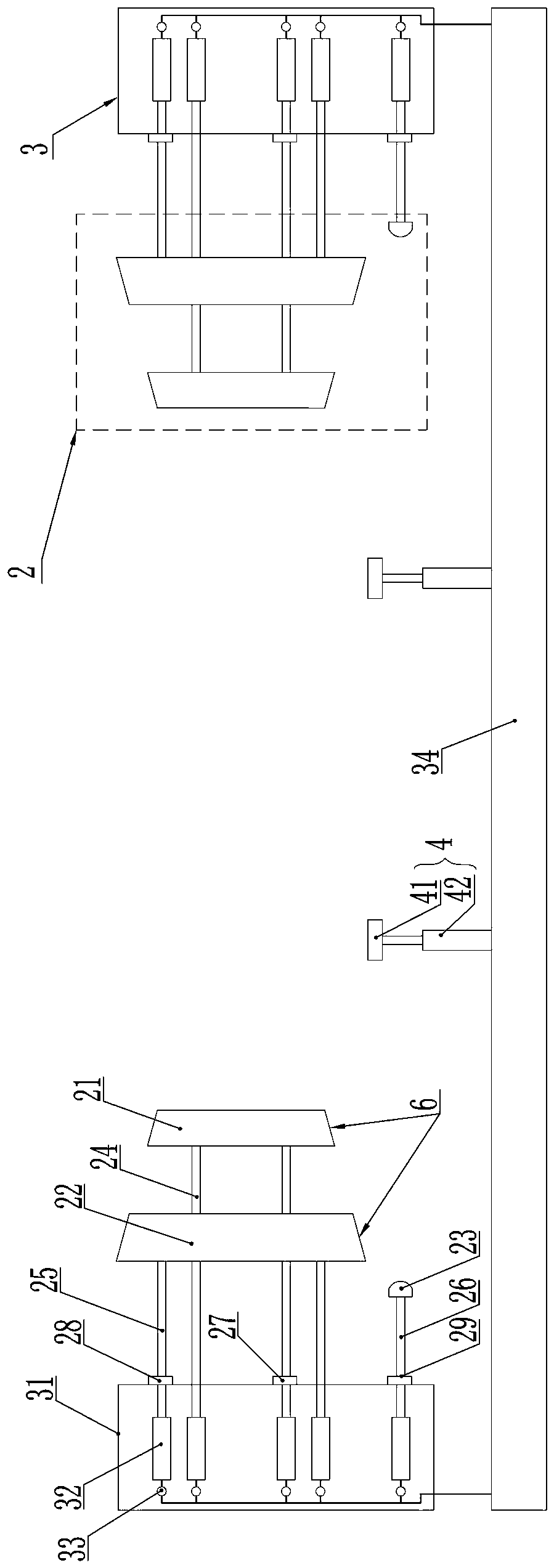 Automatic measurement device, system and method for taper thread of graphite electrode body or joint