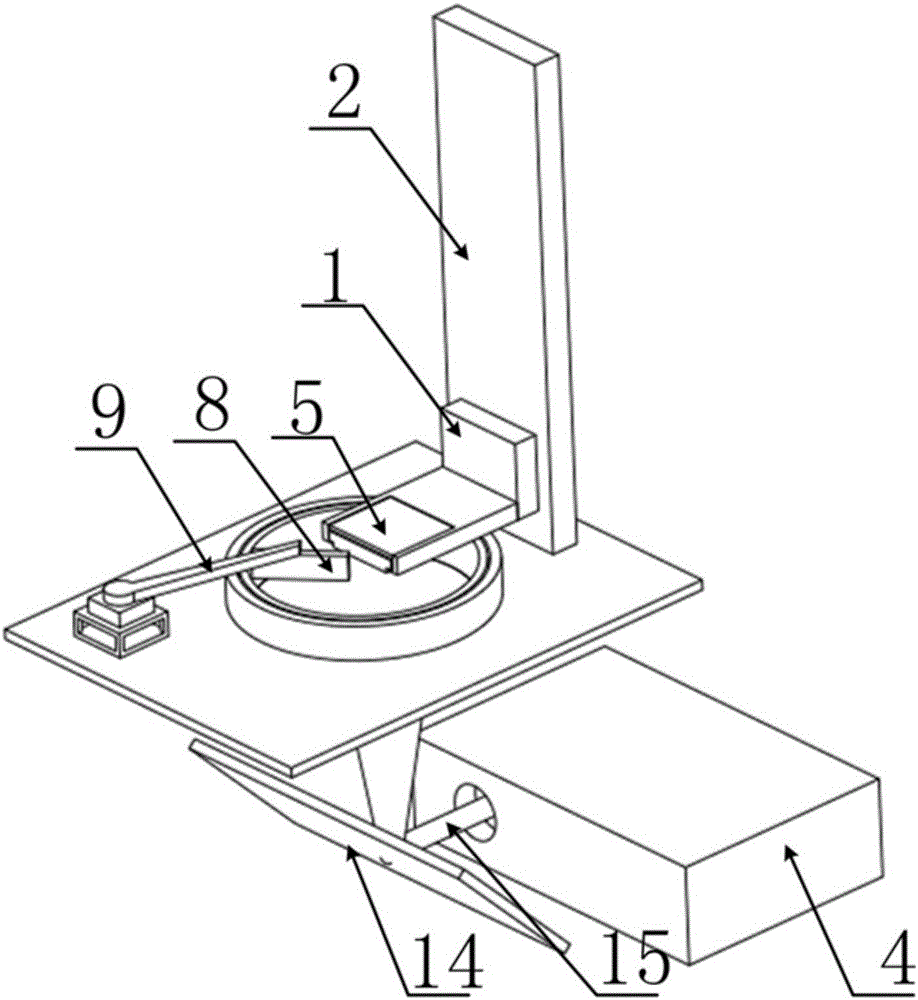 Preparation method for forming ceramic dental crown/bridge through digital plane projection